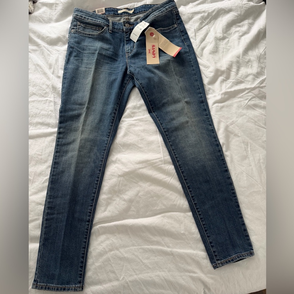 Levi's womens Dark Blue Slim Jeans